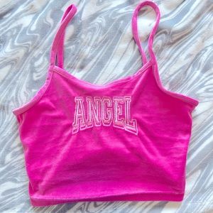Neon Pink Angel Cami